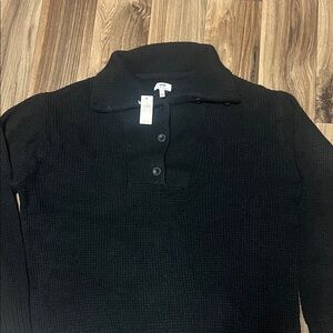 Aerie Black Turtleneck Sweater